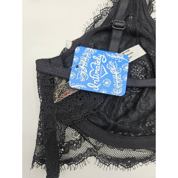 Intimately Freepeople You're So Great Underwire Bra Black 32C NWT - Picture 6 of 7